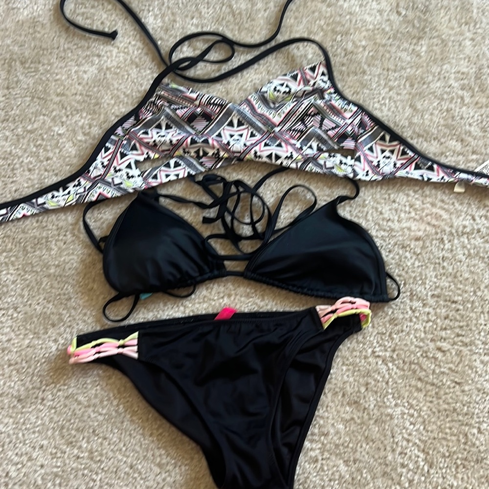 Pink by Victorias Secret 3 piece swim suit.